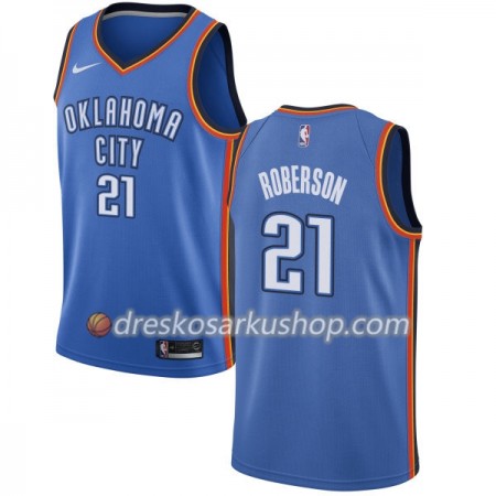 Muški NBA Dres Oklahoma City Thunder Andre Roberson 21 Nike 2017-18 Plava Swingman